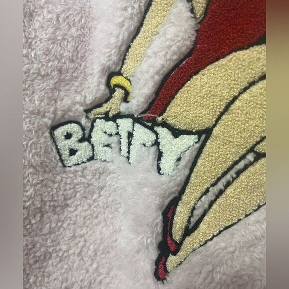 ⚡EVERYTHING MUST GO⚡ Betty Boop Fleece Embroidered Pink  Sweatshirt Women’s - Picture 5 of 7